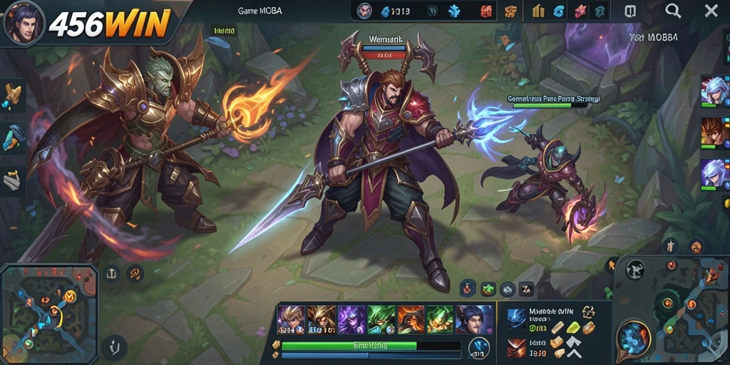 Tangkapan layar gameplay seru dari 456WIN dengan karakter beragam.