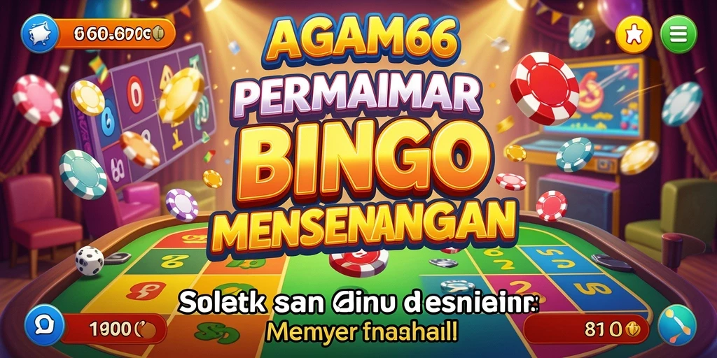 Screenshot AGAM66 menampilkan serunya permainan Bingo.