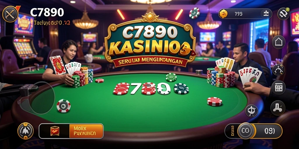 Tampilan gameplay C7890 yang menonjolkan suasana Kasino yang mengasyikkan.