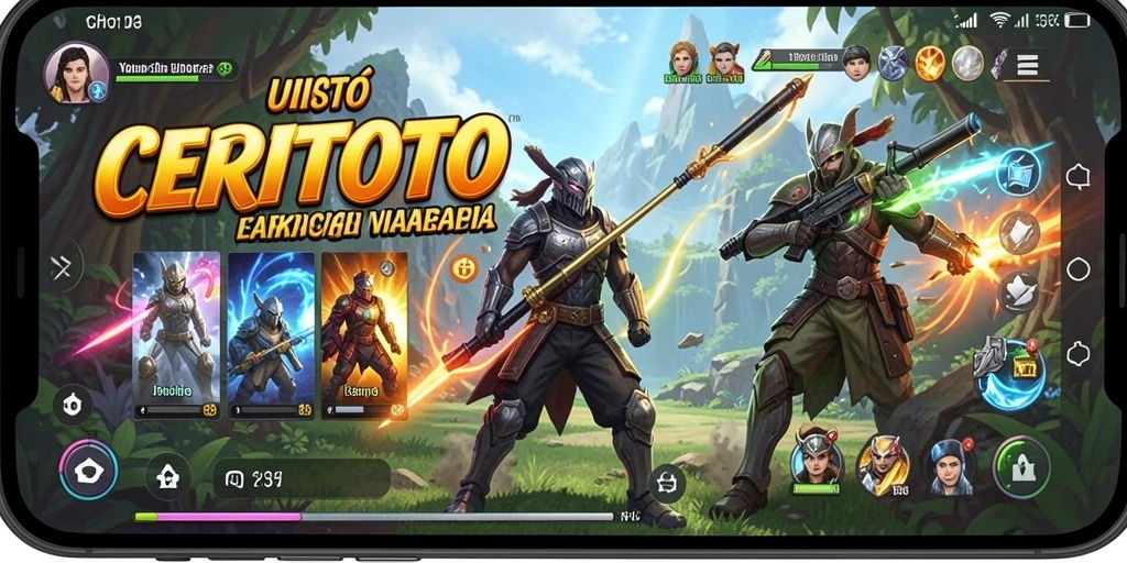 Screenshot utama CERITOTO menunjukkan antarmuka aplikasi yang bersih dan sederhana.
