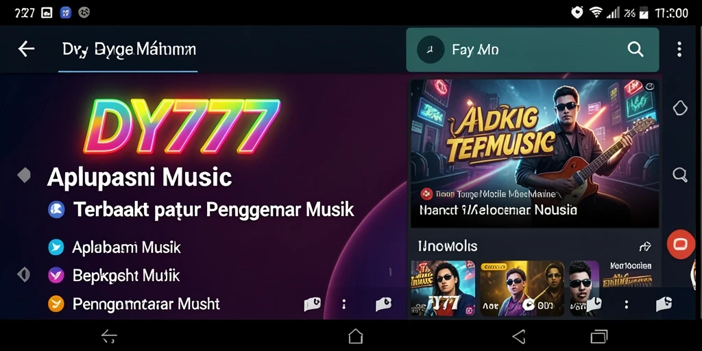 Screenshot gameplay DY777 menampilkan pengalaman bermain musik yang seru.