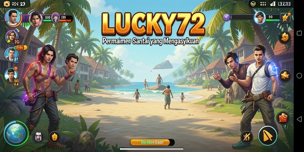 Tampilan gameplay menyenangkan LUCKY72 yang mengasyikkan.