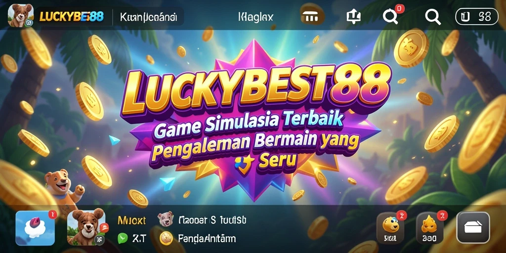Tampilan gameplay menarik dari LUCKYBEST88 dengan berbagai pilihan tindakan.