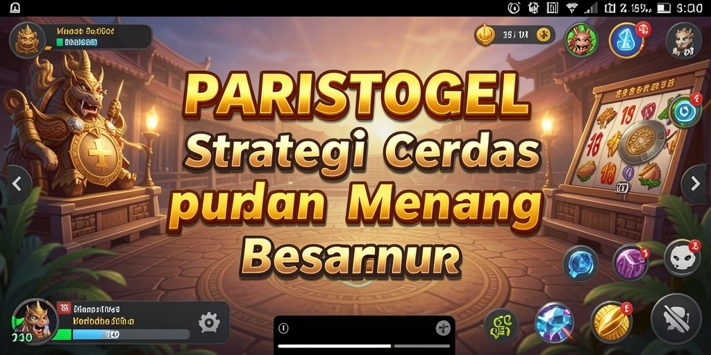 Tampilan gameplay PARISTOGEL yang menantang dan menarik.