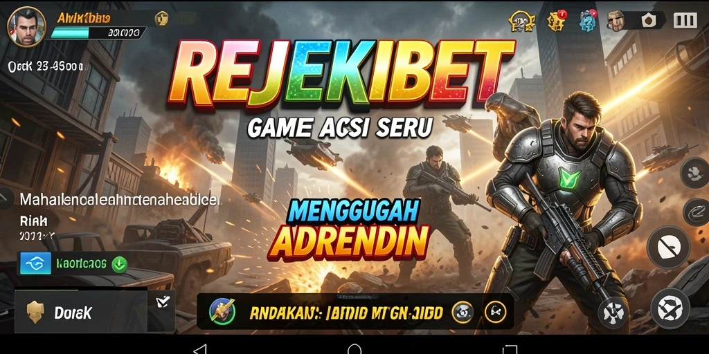 Tampilan menarik dari gameplay seru REJEKIBET saat aksi mendebarkan berlangsung.