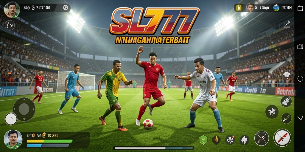 Tampilan gameplay SL777 dengan aksi olahraga yang mendebarkan.
