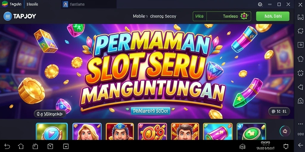 TAPJOY menampilkan gameplay slot yang menghibur dan interaktif.