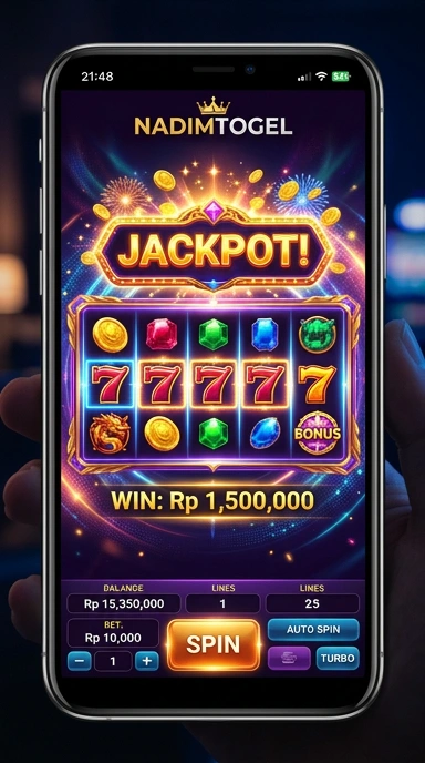 Skrin unduh aplikasi nadimtogel yang mudah digunakan.